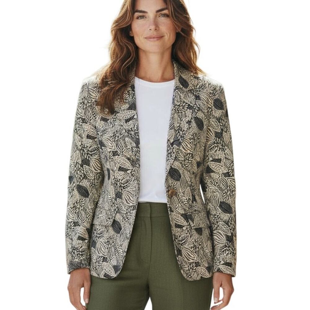 Tamotsu New York S Women's Blazer Brown Suit Coat Misses Size 4 6 Jacket Small